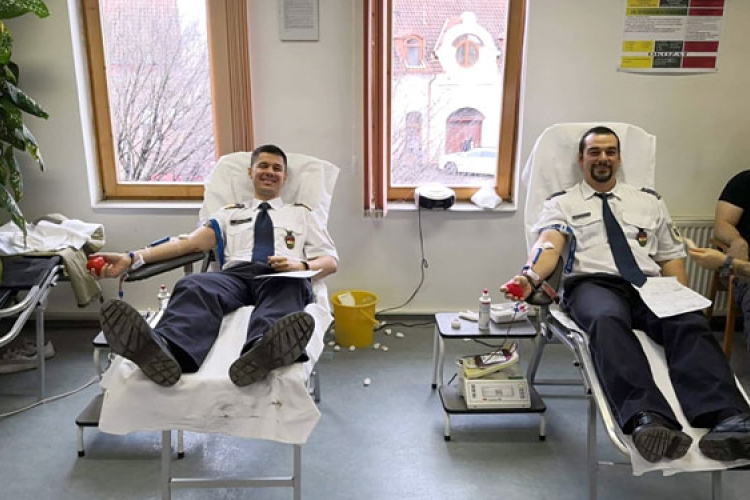 Véradás volt a Dombóvári Rendőrkapitányságon