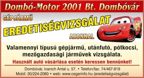 Dombó-Motor 2001 Bt