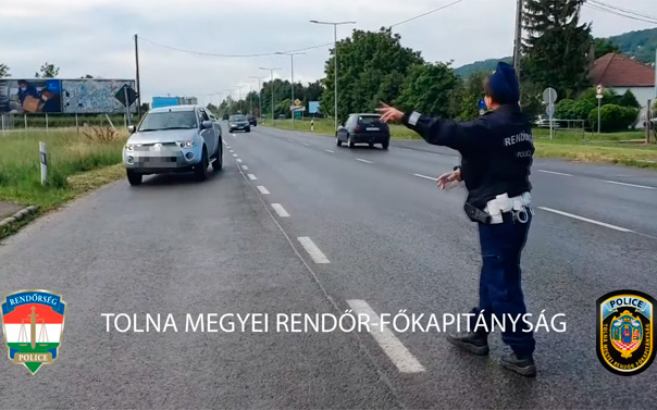 Pár óra alatt több mint 80 szabálysértő Tolna megyében - videóval