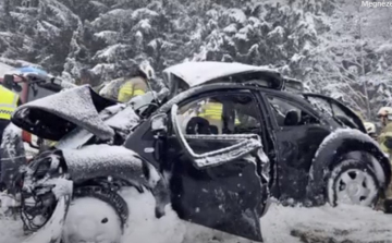 Egy brutális balesetben három magyar meghalt Ausztriában - Videó