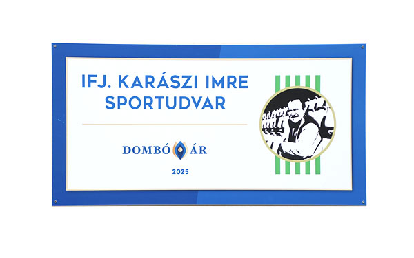 ifj. Karászi Imréről nevezték el a Dombóvári Cséry Lajos Evangélikus Általános Iskola udvarát