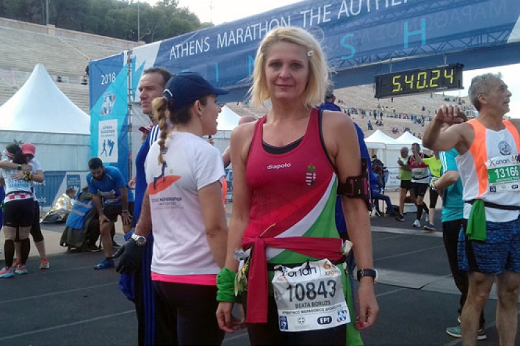 Görögországban teljesítette a maratont a dombóvári futó