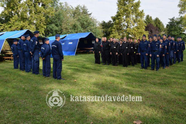 Gemenc Mentőcsoport újraminősítő gyakorlat Dombóváron