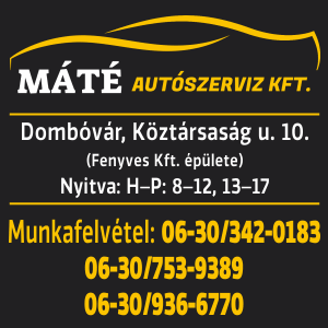 Máté Autószerviz 300x300 naptárhoz
